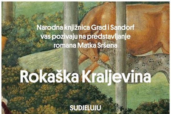 Predstavljanje romana "Roka&scaron;ka Kraljevina" u Saloči od zrcala
