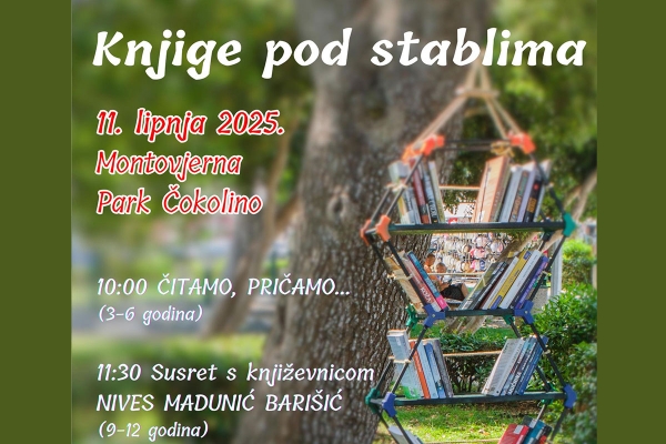 Dubrovačke knjižnice nastavljaju s ljetnim programom  Knjige pod stablima; Susret s književnicom Nives Madunić Bari&scaron;ić